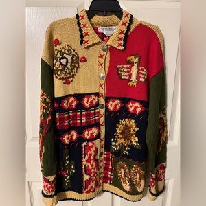 “The Eagles Eye” Autumn Cardigan- 1993 Vintage